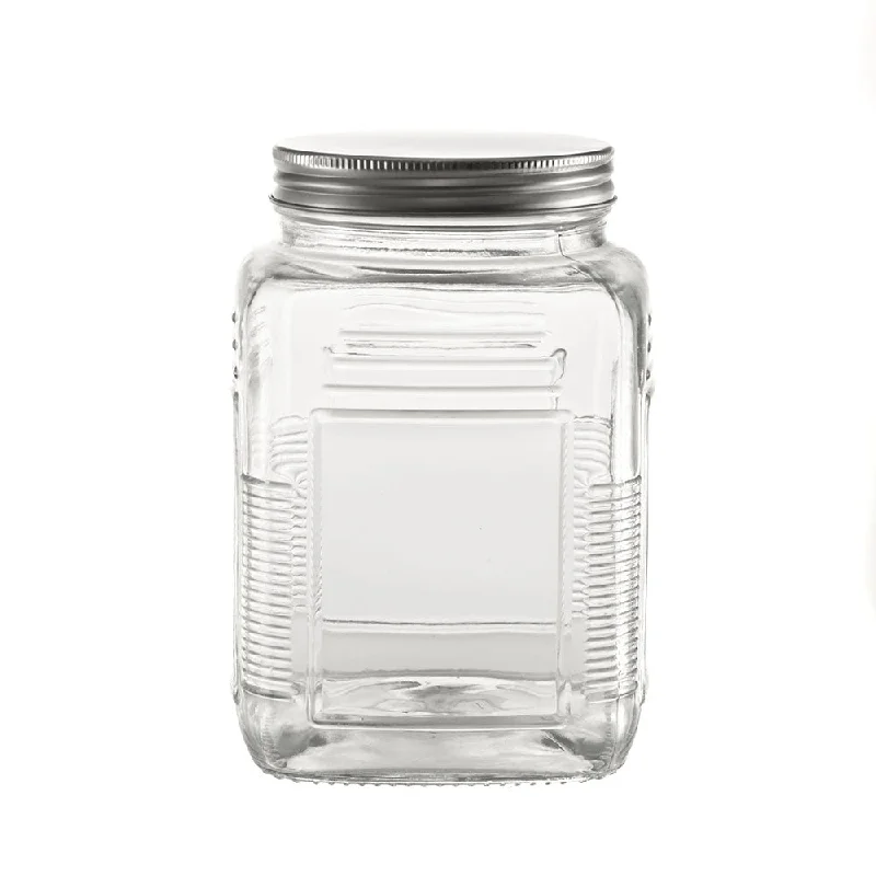 Compact camping tableware-Glass Storage Jar 17x12cm