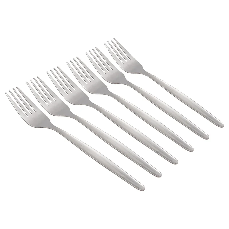 Minimalist stainless steel sets-Economy Stainless Steel Dinner Forks - By Argon Tableware