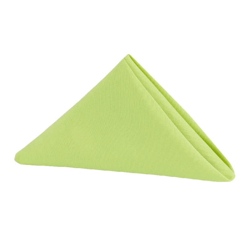 Stackable stoneware side plates-Polyester Napkin 20"x20" - Apple Green