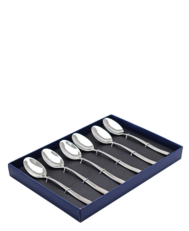 Modern glass serving spoons-ST James Cutlery 6 Piece Selection