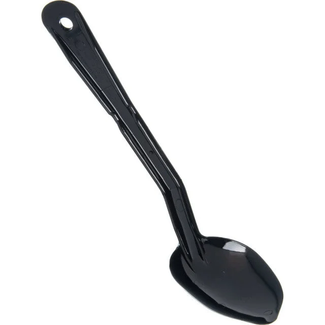 Floral porcelain dinner bowls-FINELINE #3302-BK 8.5" BLACK SERVING SPOON (144CT) (SKU #60469)