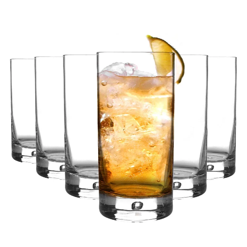 Thermal stainless steel mugs-375ml Barglass Highball Glasses - Pack of Six