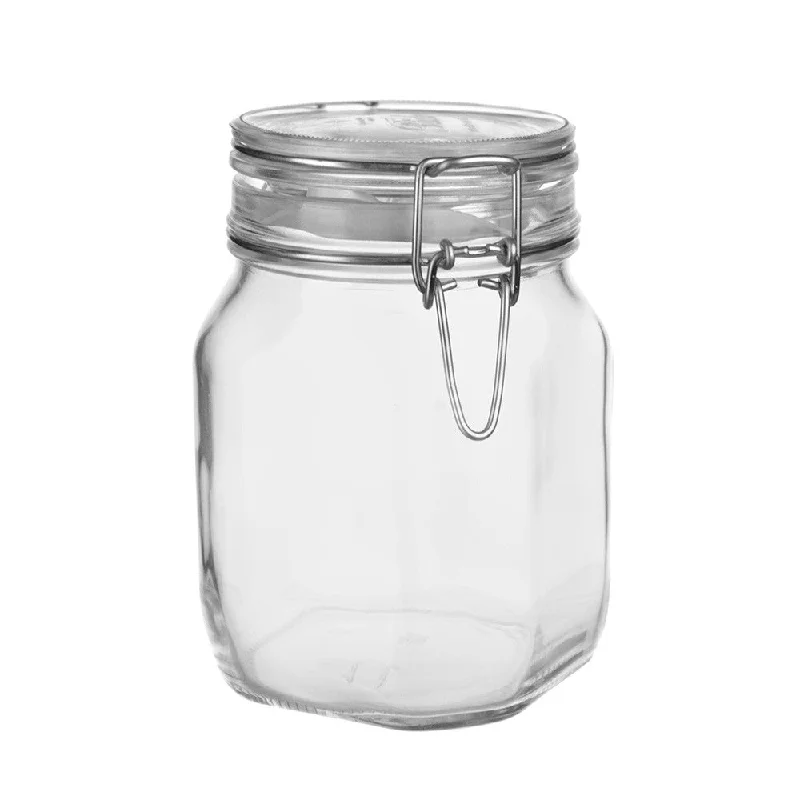 Shatterproof porcelain tumblers-Preserving Jar Fido 1L