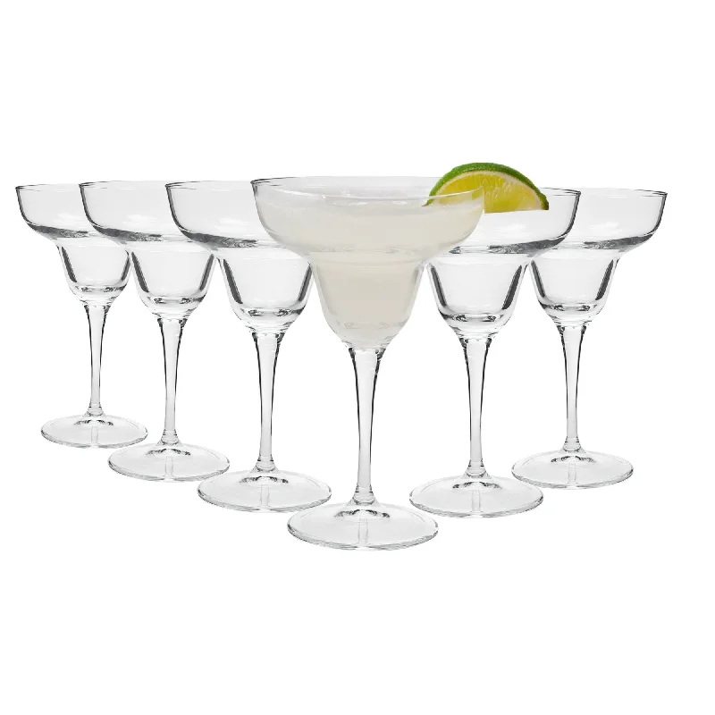 Non-toxic plastic water cups-330ml Ypsilon Margarita Glasses - Pack of Six