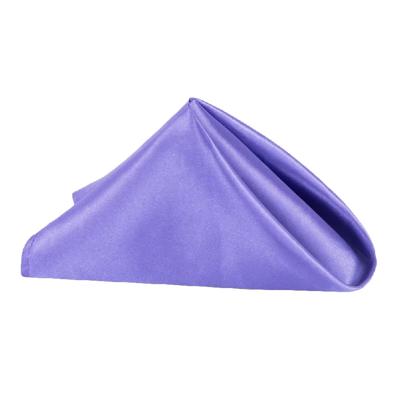 Frosted glass dinner bowls-Satin Napkin 20"x20" - Purple