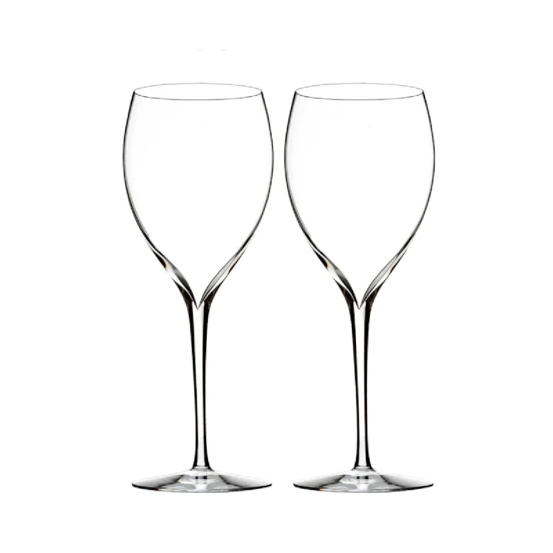 Insulated glass travel cups-Waterford Elegance Sauvignon Blanc Glasses Set of 2