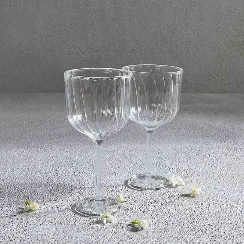 Shatter-resistant glass tumblers-ELAN SMALL WINE GLASS