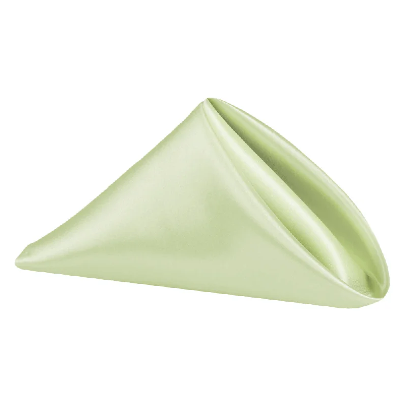 Dishwasher-safe plastic trays-Satin Napkin 20"x20" - Sage Green