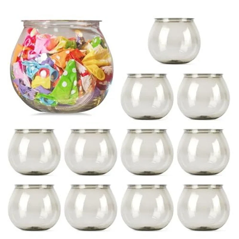 Classic glass teapot sets-12Pcs 27 oz Mini Plastic Fish Bowls