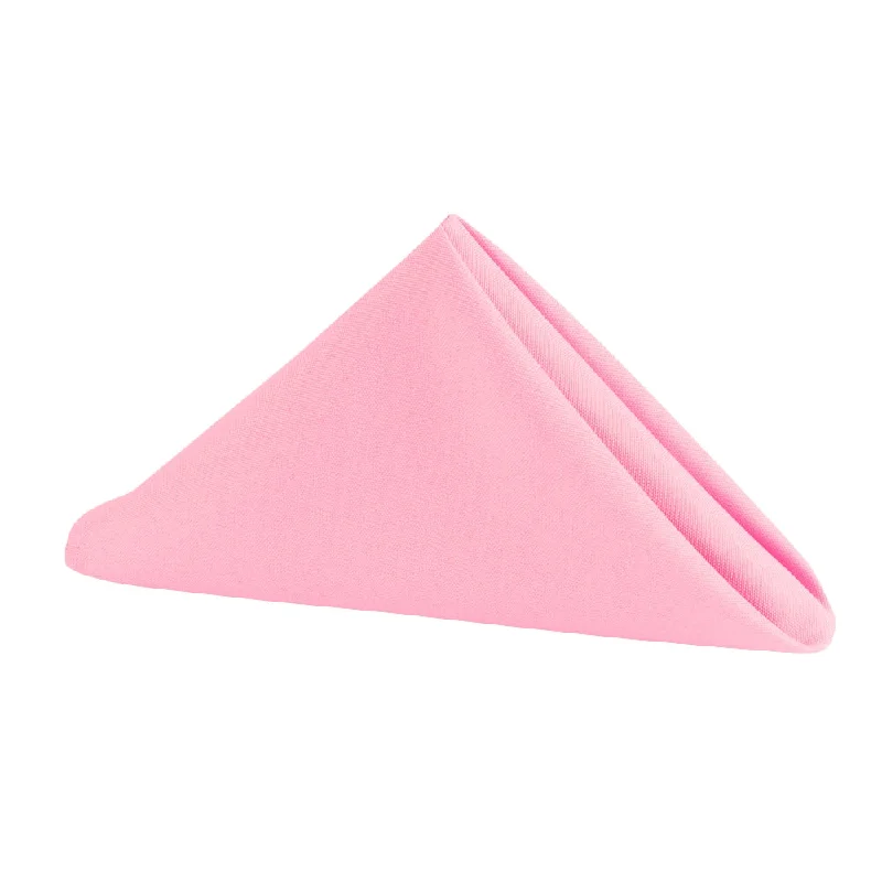 Shatter-resistant glass plates-Polyester Napkin 20"x20" - Pink