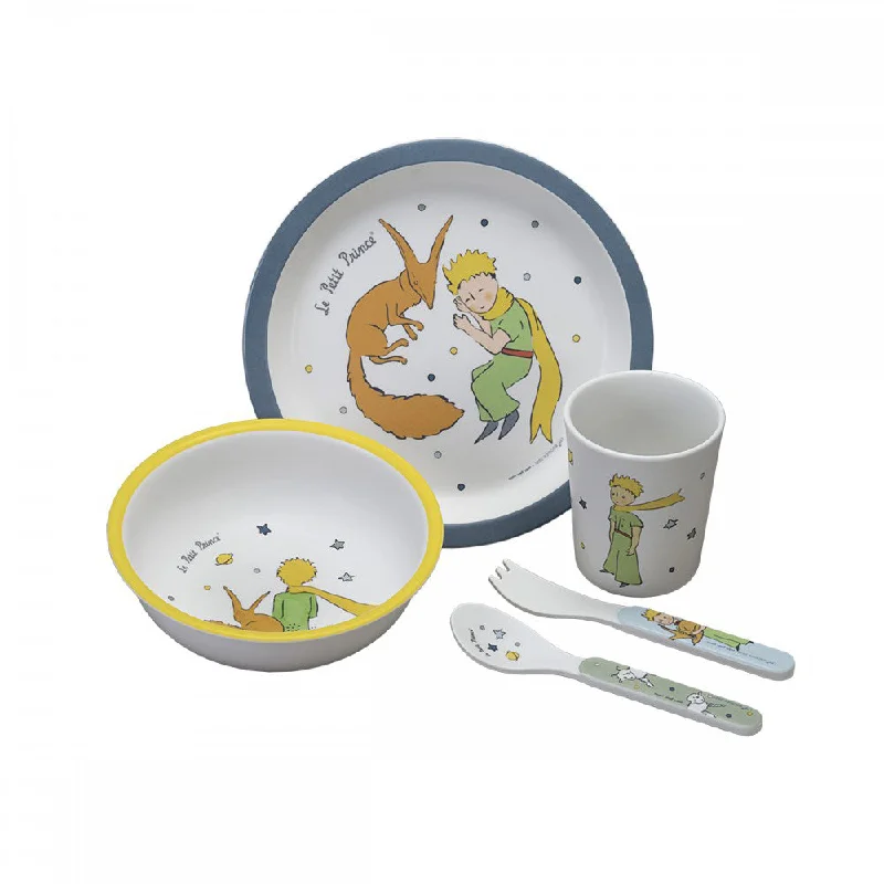 Microwave-safe glass bowls-Petit Jour Paris 5-Piece Gift Box The Little Prince