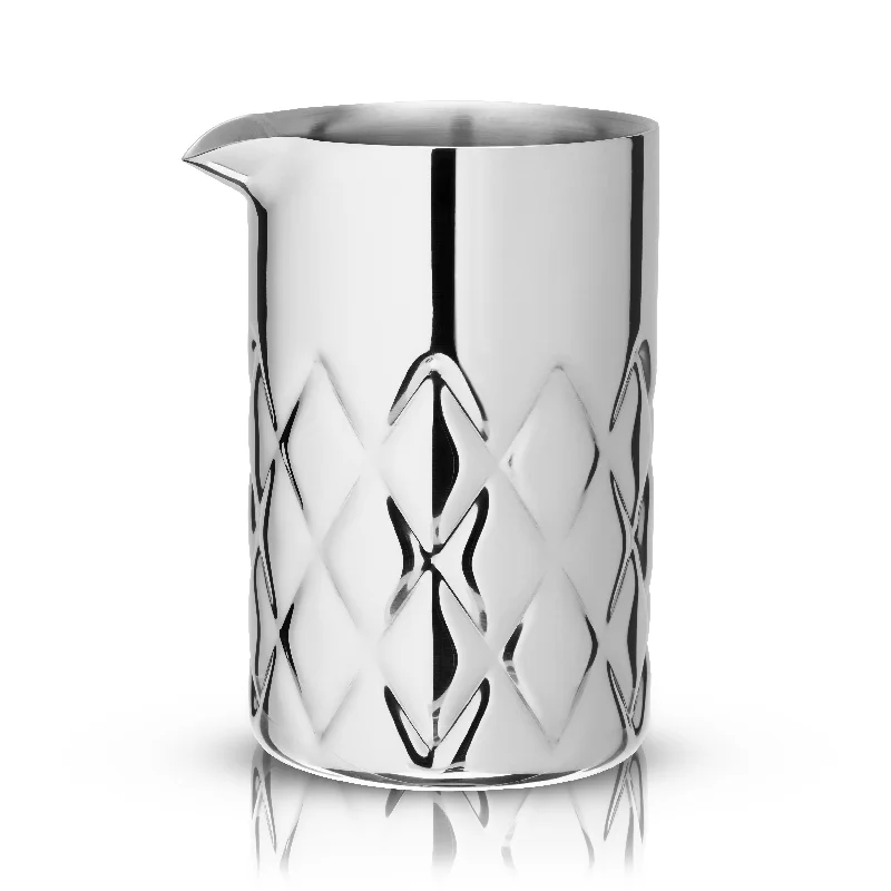 Thermal stainless steel mugs-Admiral Stainless Steel Double-Walled Mixing Glass