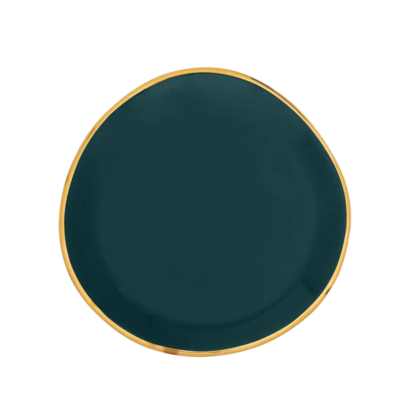 Bold purple serving trays-Good Morning plate Ø9 cm - Blue Green