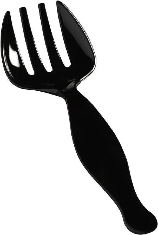 Lightweight wooden forks-FINELINE #3301-BK 8.5" BLACK SERVING FORK (144CT) (SKU #60470)