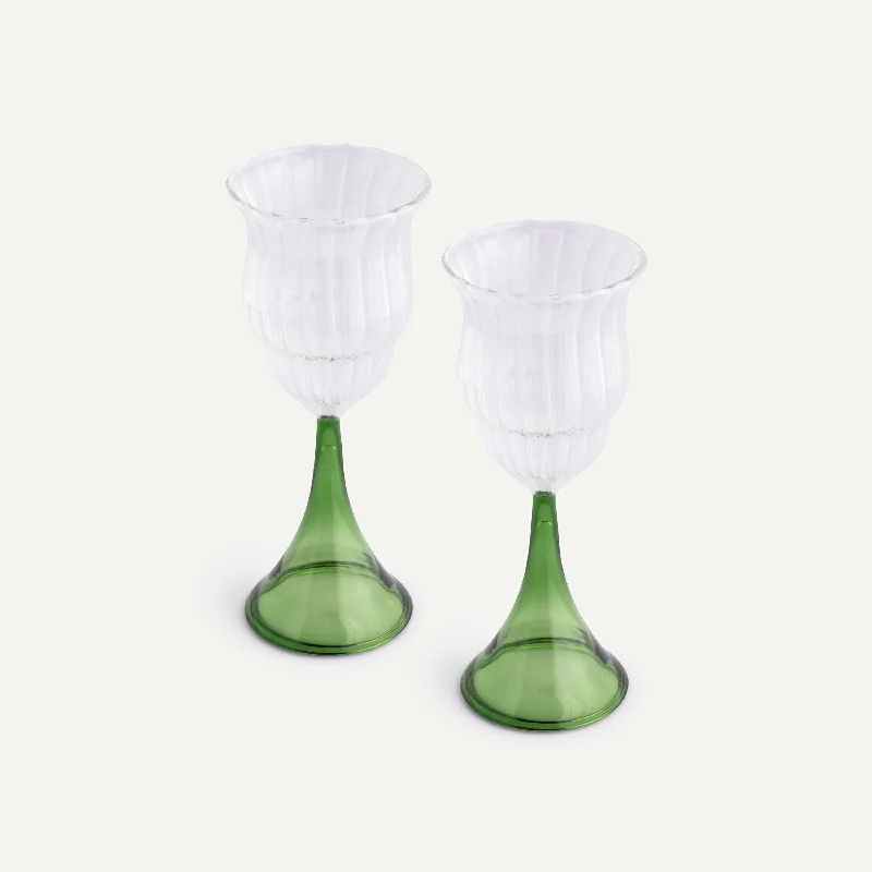 Minimalist stoneware tumblers-PAVONA WINE GLASSES