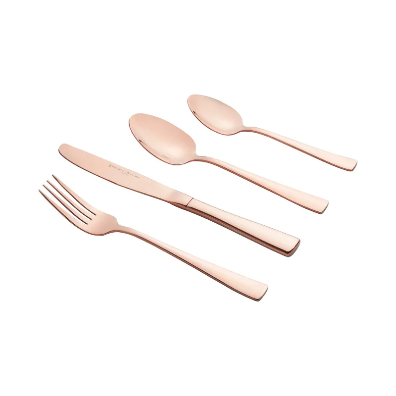 Quirky quote dinner plates-Maxwell & Williams Arden 16 Piece Cutlery Set Copper