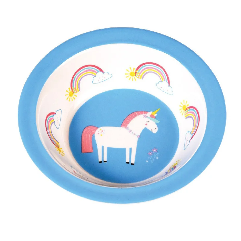 Heavy-duty plastic knives-Rex Unicorn Melamine Bowl