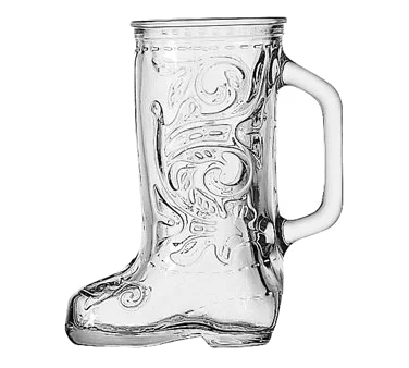 Large insulated stainless mugs-Anchor Hocking 162U Western Boot Beer Mug, 12-1/2 oz. | Denson CFE