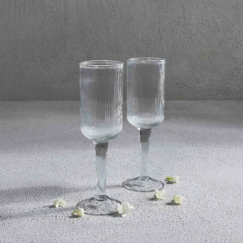 Transparent plastic party cups-BARRO WINE GLASSES (SET OF 4)