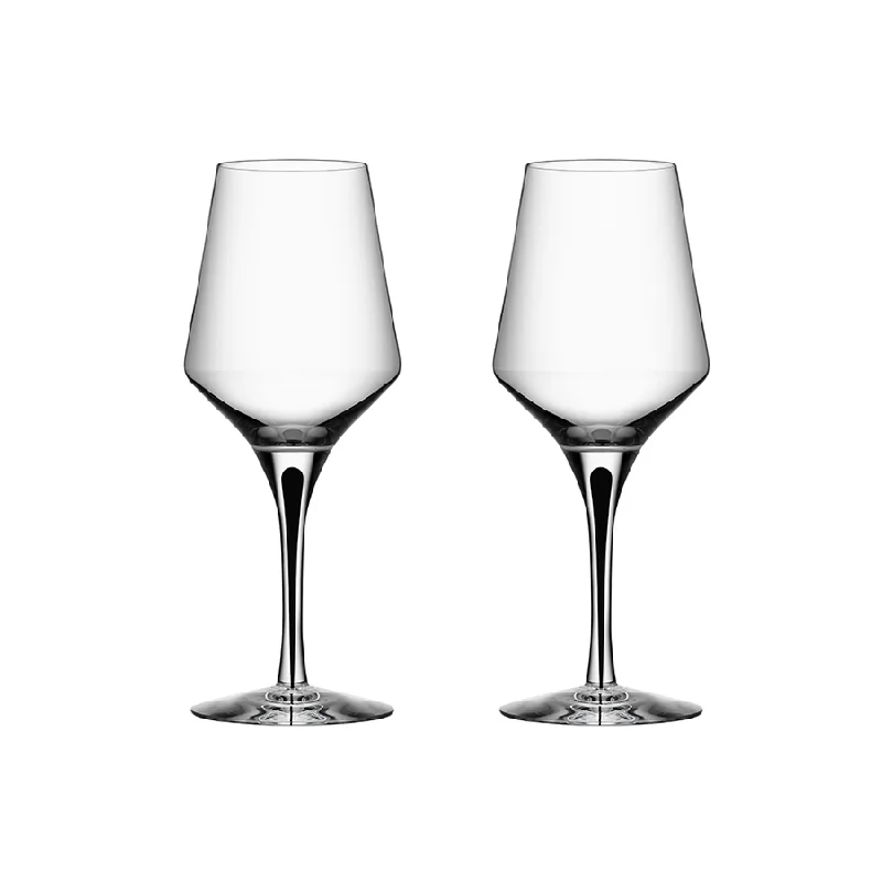 Sustainable wooden drinking cups-Metropol White Wine Glass, Set of 2