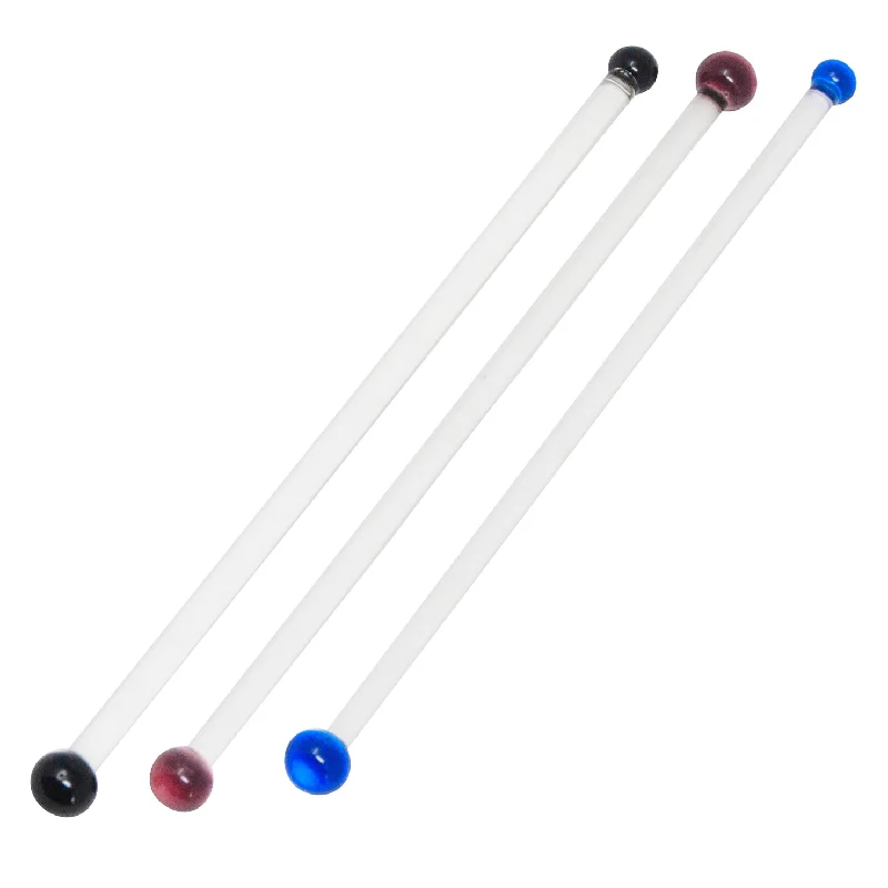 Sleek ceramic dinner plates-Multi Color Ball Ends Stir Sticks