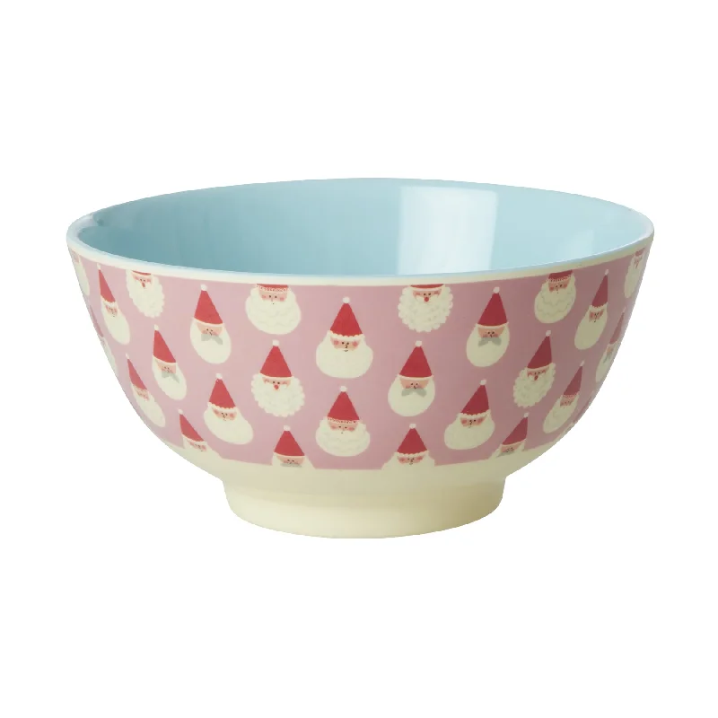 Festive Easter tableware sets-Rice DK Melamine Bowl with Santa Baby Print- Medium - 700 ml