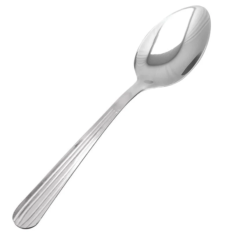 Portable melamine picnic sets-Bene Casa Silver Stainless Steel Spoons Set