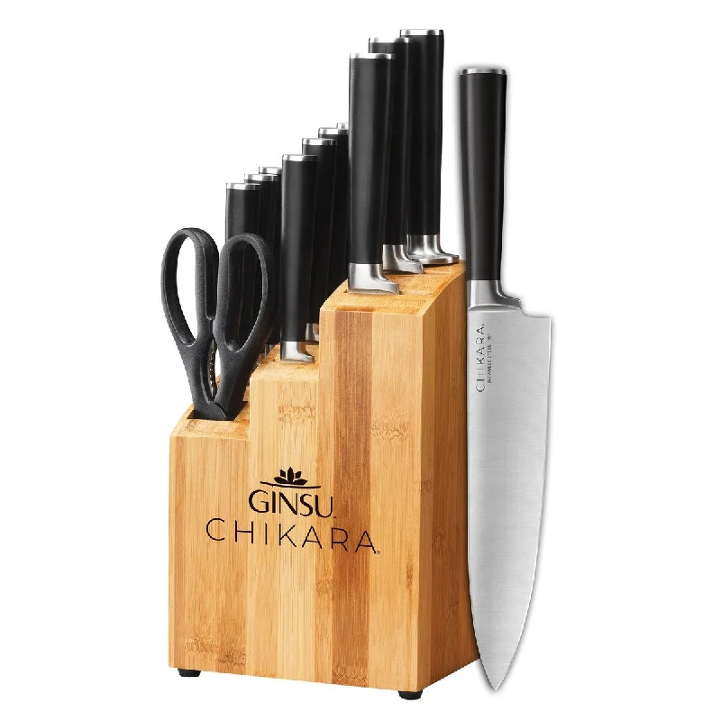 Heavy-duty porcelain baking dishes-Ginsu Chikara Series 12-piece Cutlery Set