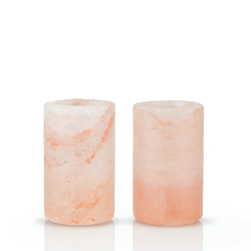 Large insulated stainless mugs-Himalayan Salt Shot Glasses Set of 2