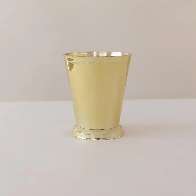 Elegant stone table coasters-Gold 4'' Mint Julep Plastic Cup