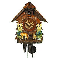 Elegant bronze plant pots-August Schwer Chalet-Style Cuckoo Clock - 1.0455.01.P - Made in Germany