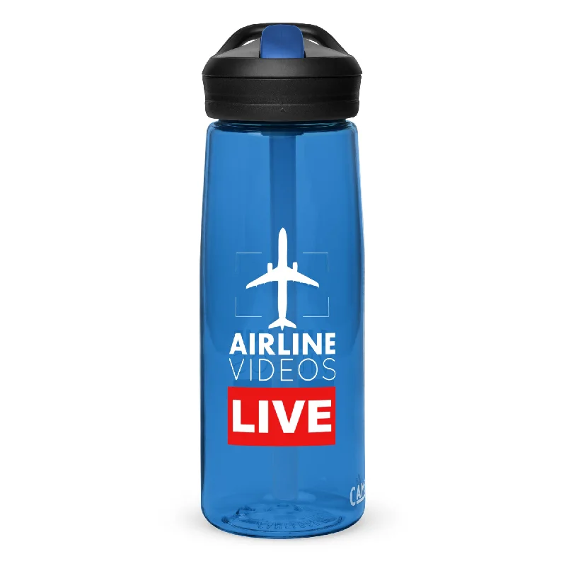 Sleek stainless steel tumblers-AVL (BLUE) Sports water bottle