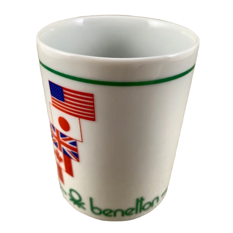 Stylish silver drinking mugs-Benetton Handleless Mug