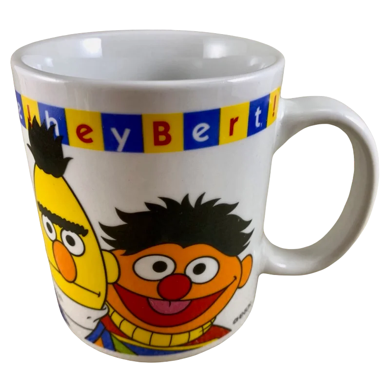 Custom pet-themed mugs-Bert & Ernie Mug Sesame Street General Store