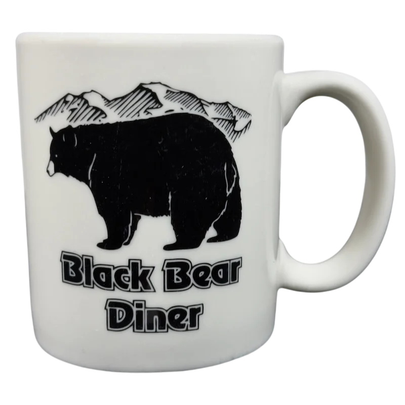 Adorable cartoon tumblers-Black Bear Diner Mug Tuxton