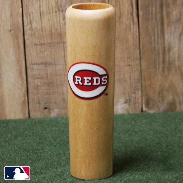 Hand-blown crystal cups-Cincinnati Reds INKED! Dugout Mug® | Baseball Bat Mug