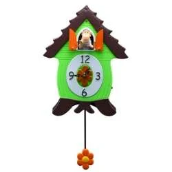 Handmade clay candle holders-OranguCoo, Monkey CooClock by HeadsUp, Xanadoo, Animated Animal Character Quartz Cuckoo Clock,