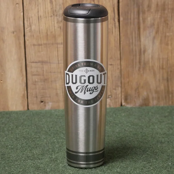 Leak-proof kids’ tumblers-Dugout Mugs Metal Dugout Mug | Stainless Steel Baseball Bat Mug