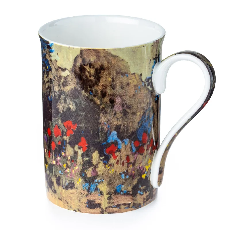 Minimalist ceramic water mugs-Lismer Bedford Park Ave Poppies Classico Mug