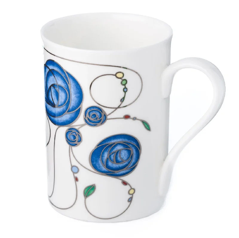 Cute dinosaur kids’ mugs-McIntosh Rose Blue Classico Mug