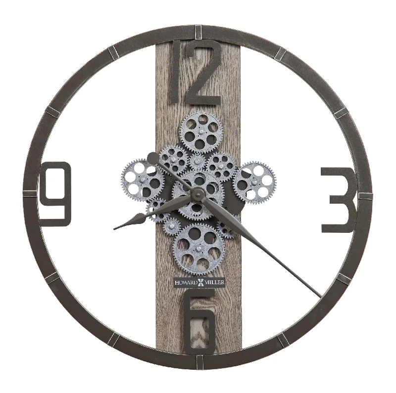 Elegant bronze accent mirrors-Mikkel Wall Clock