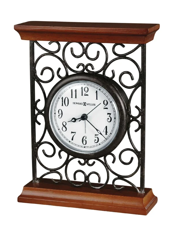 Luxury silk wall mirrors-Mildred Tabletop Clock