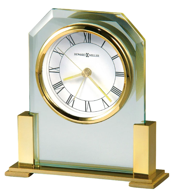 Elegant crystal table statues-Paramount Table Top Clock