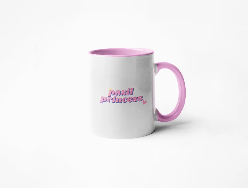 Stylish silver drinking mugs-Paxil Princess -  Coffee Mug