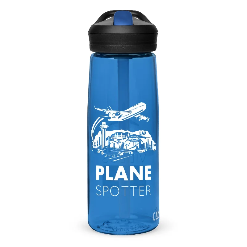 Festive Halloween-themed mugs-PLANE SPOTTER (BLUE) Sports water bottle