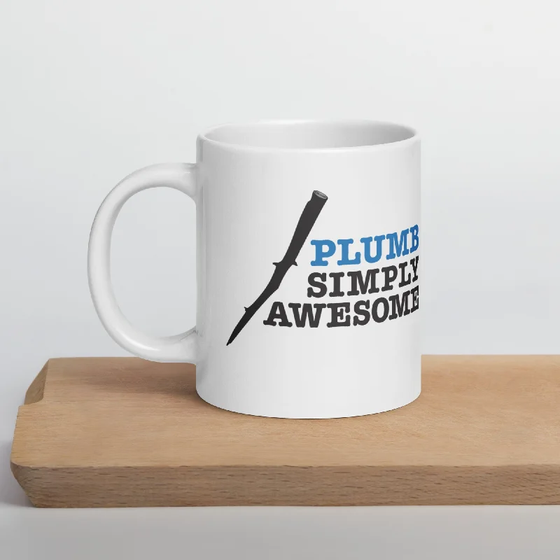 Thermal stainless steel mugs-Plumb Simply Awesome Mug