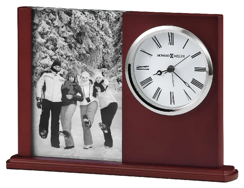 Sleek acrylic accent vases-Portrait Caddy II Tabletop Clock