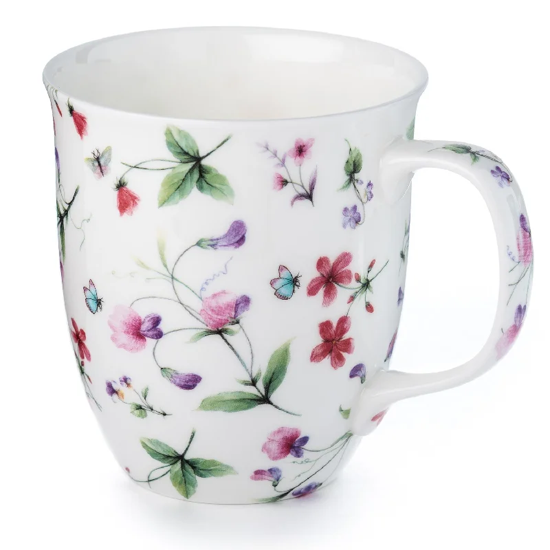 Thermal stainless steel mugs-Chintz Sweet Pea Chintz Java Mug