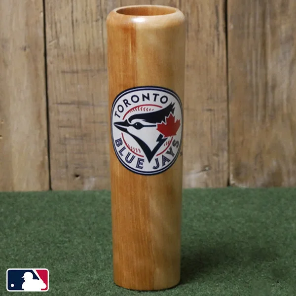 Engraved stainless steel tumblers-Toronto Blue Jays INKED! Dugout Mug® | Baseball Bat Mug