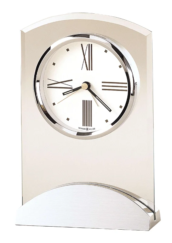 Sleek metal wall planters-Tribeca Tabletop Clock